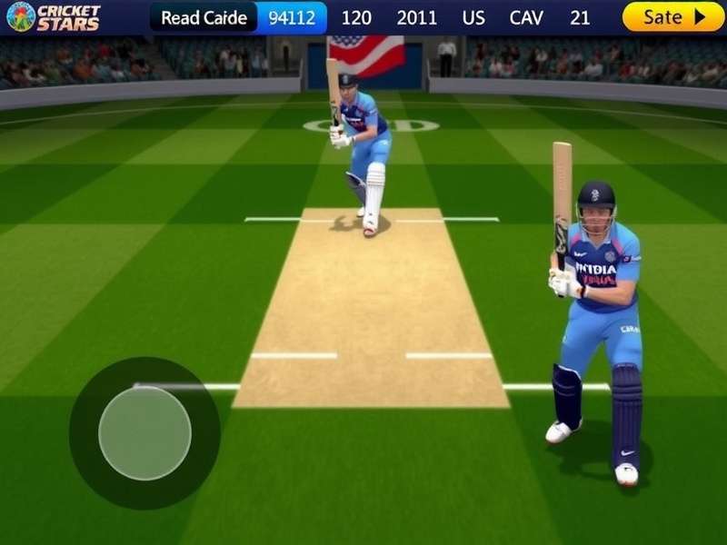 Indian ODI Cricket Stars Gameplay Screenshot